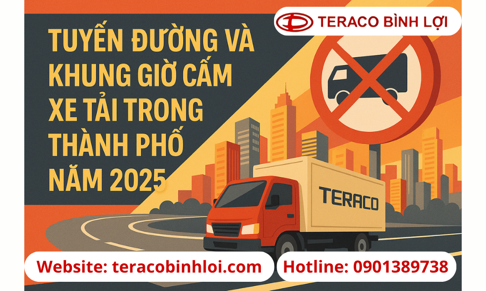 Cấm đường xe tải 2025: Những tuyến đường và khung giờ tài xế cần nhớ để tránh bị phạt