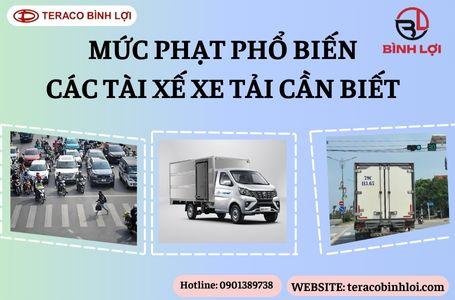 Mức phạt phổ biến khi tài xế xe tải vi phạm luật giao thông: Cập nhật mới nhất năm 2025