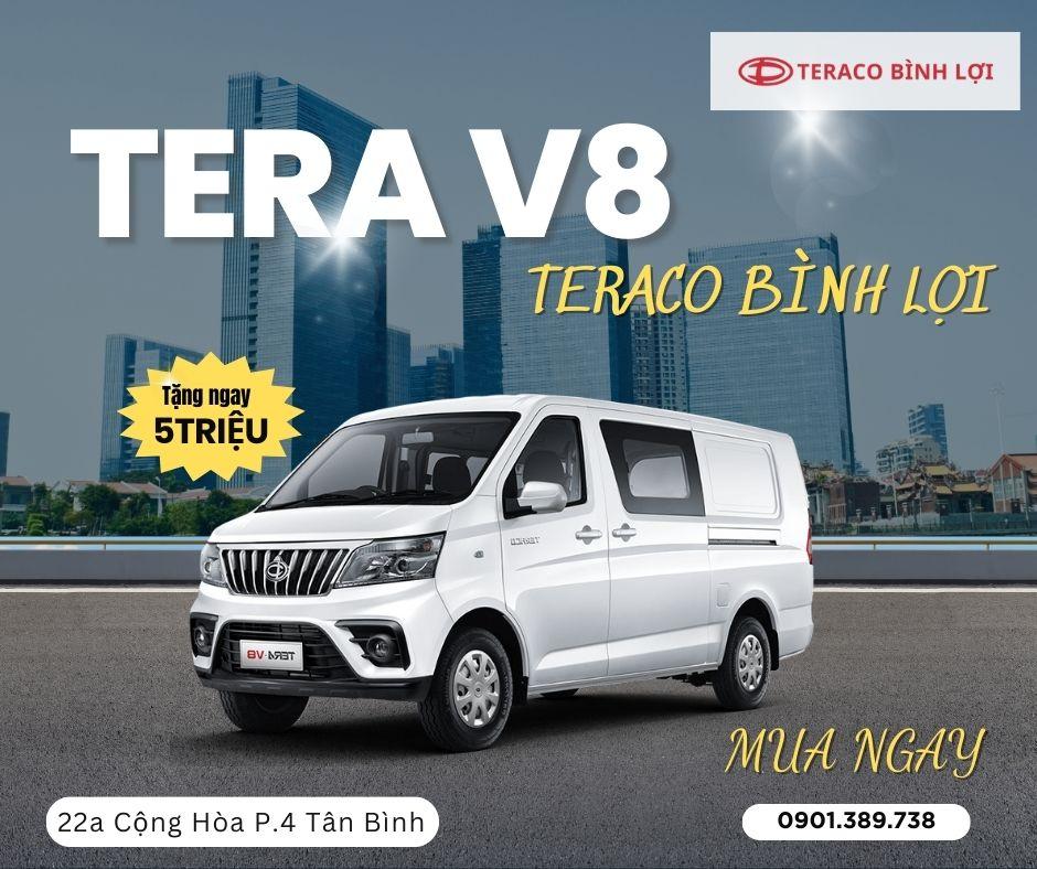 Xe tải van TERA V8 tại đại lý Teraco Bình Lợi - Xe có sẵn - Giao ngay