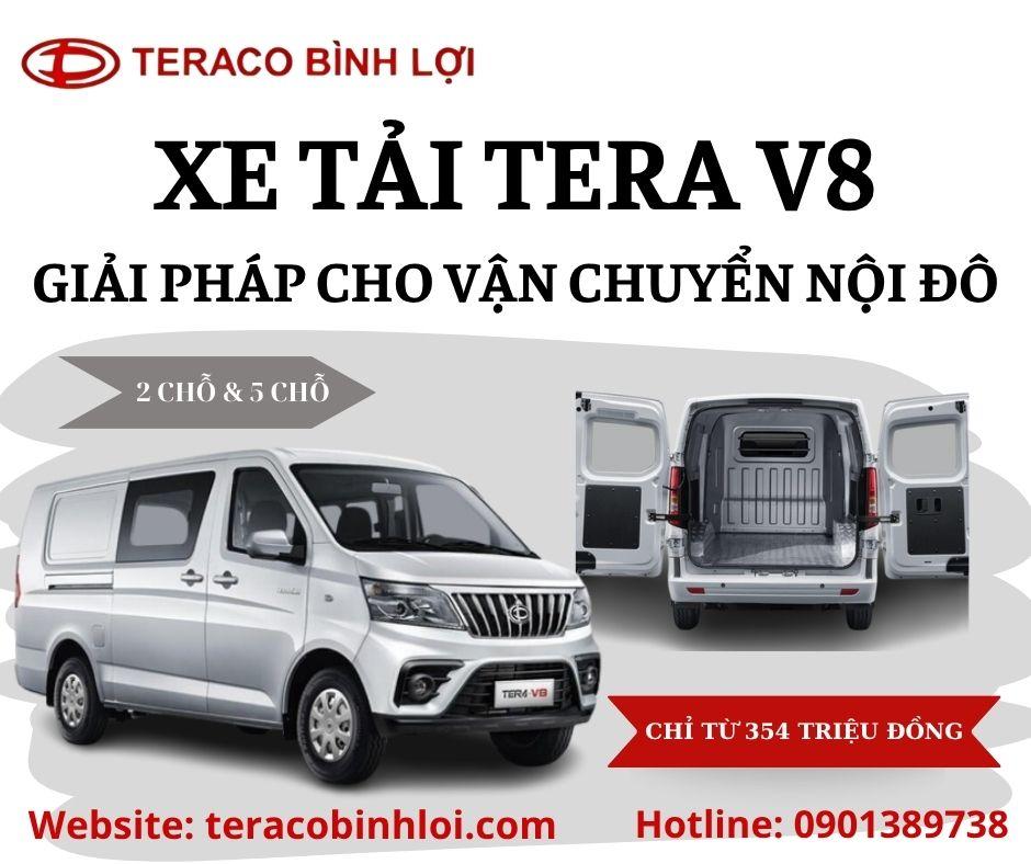 Xe tải TERACO V8 – Giải pháp vận chuyển nội đô hiệu quả cho doanh nghiệp hiện đại