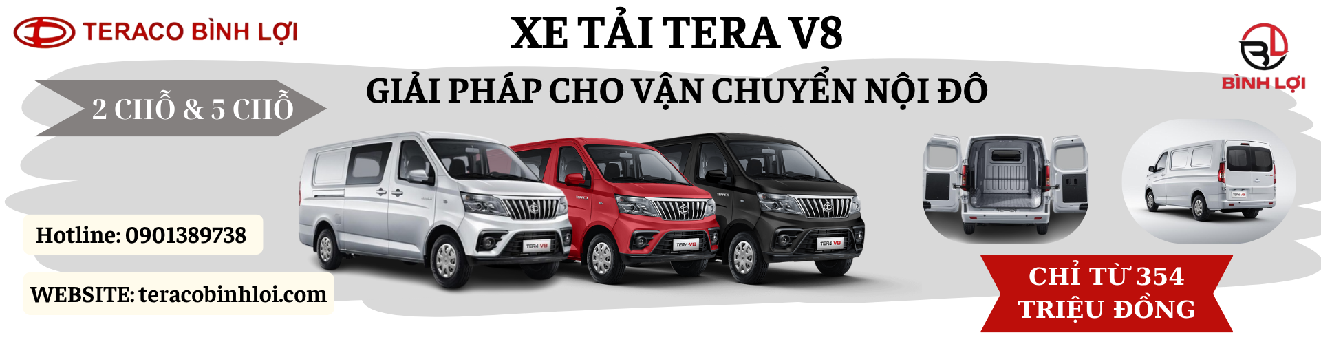 TERACO Bình Lợi: Địa Chỉ Bán Xe Tải Teraco